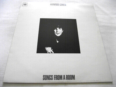 LEONARD COHEN ~ SONGS FROM A ROOM ** 1969 UK CBS LP A1, B1. MINT- VINYL.