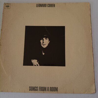 LEONARD COHEN: SONGS FROM A ROOM VINYL ALBUM LP (ORIGINAL 1969) FAST DISPATCH