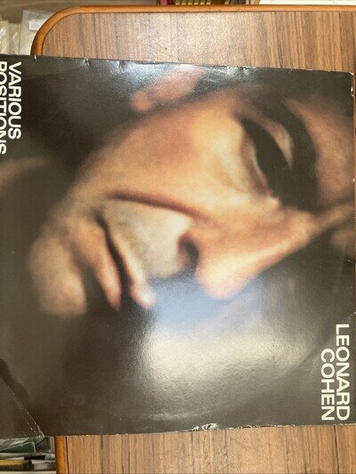 Leonard Cohen – Various Positions – first press UK vinyl LP, 1984