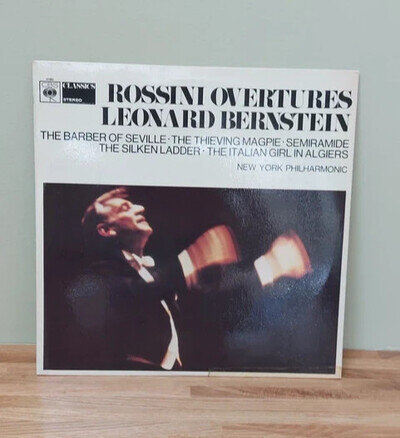 Rossini Overtures Leonard Bernstein Vinyl LP 1964