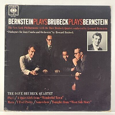 Bernstein plays Brubeck Plays Berstein UK Fontana Full Stereo LP STFL 542