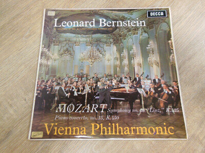 Leonard Bernstein Mozart Symphony No.36 Linz Decca Stereo SET 332 UK LP