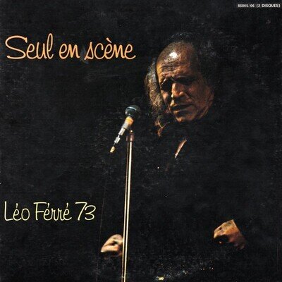 Seul En Scène Léo Ferré 73 (2 LP, Album Vinyle Double, VG+)