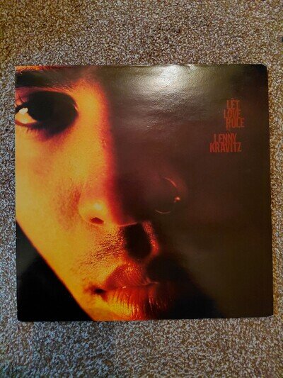 Lenny Kravitz - Let Love Rule LP. 1989 Virgin America VUSLP 10 UK Press.