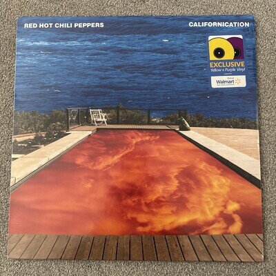 Red Hot Chili Peppers Californication Rare USA Walmart - Yellow Purple Vinyl New