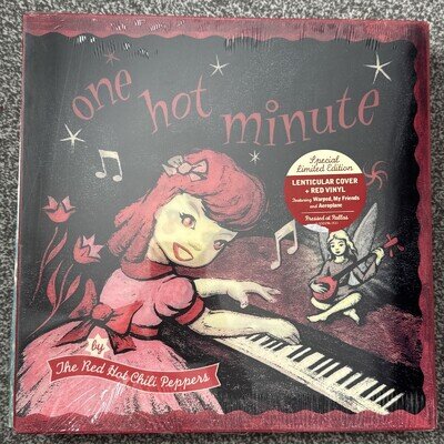 Red Hot Chili Peppers–"One Hot Minute" 3D LENTICULAR COVER -RED - NEW 002440