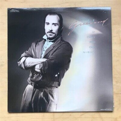 LEE GREENWOOD IF ONLY FOR ONE NIGHT LP 1989 - NICE COPY USA