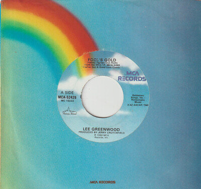 Lee Greenwood - Fools Gold - MCA - MCA-52426 #2 *USA*