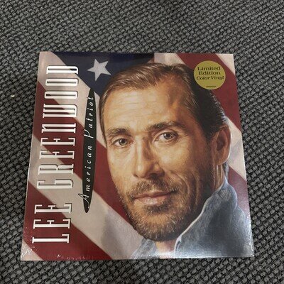 Lee Greenwood American Patriot Country Vinyl Record Color Vinyl New Sealed