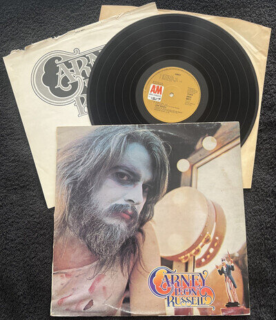 Leon Russell Carney Vinyl LP INSERT 1972 CLEANED/PLAY TESTED EX+/VG+ VIDEO CLIP