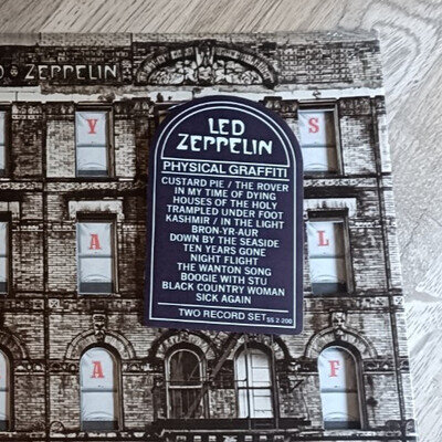 Led Zeppelin 2x LP Physical Graffiti USA Swan Song 1st Press &SHRINK LABEL RIMS