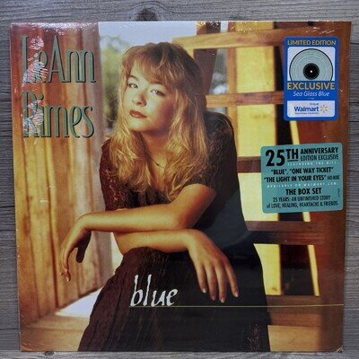 LeAnn Rimes – Blue (Record, 2022) SEALED Sea Glass Blue 25th Anniversary Ed.