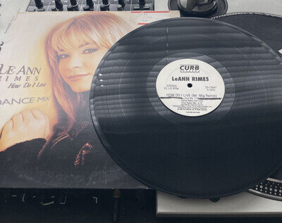 LeAnn Rimes – How Do I Live OG 1998 Press 12" PROMO in Picture Cover VG+/VG soc