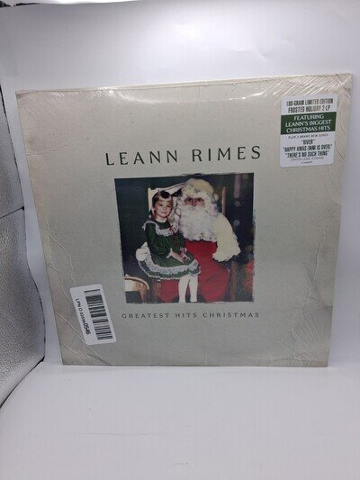 LeAnn Rimes Greatest Hits Christmas LIMITED EDITION New LP Sealed Imperfect Cove