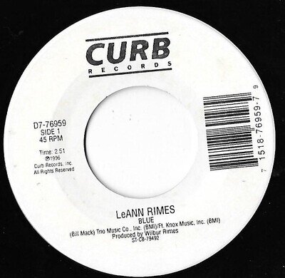 Blue / The Light In Your Eyes / LeAnn Rimes VG+