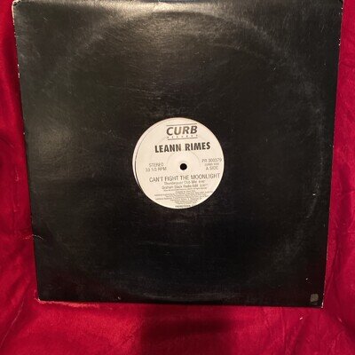Leann Rimes-Can’t Fight The Moonlight-12" 2- VG+ vinyl records maxi-single-Promo