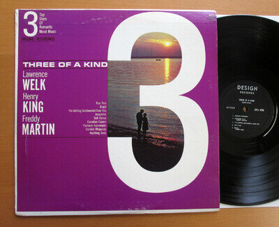 3 OF A KIND Lawrence Welk Henry King Freddy Martin EXCELLENT Design DLP-912