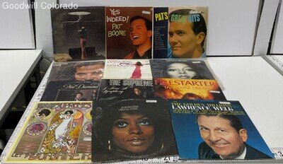 Pat Boone Neil Diamond Diana Ross Supremes Lawrence Welk Patsy Cline Vinyl Recor