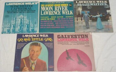 Lawrence Welk Vinyl Records Lot Ranwood DOT Galveston MISPRINT VG+ RARE