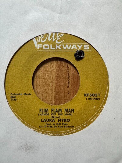 Laura Nyro - Flim Flam Man (Hands Off The Man) - 1967 US pop 7" Vinyl Record