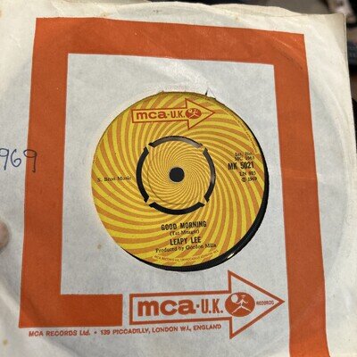 LEAPY LEE - Good Morning 7” Vinyl Record VG +