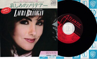 LAURA BRANIGAN: Solitaire - JAPANESE 7": EXCELLENT