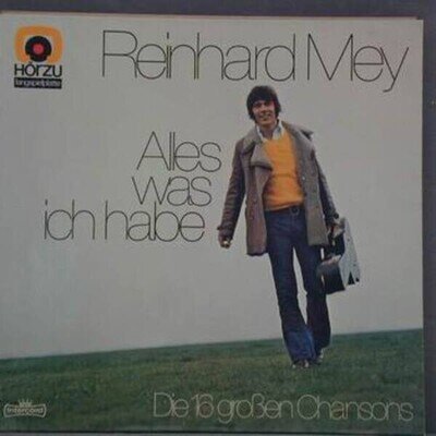 Reinhard Mey Alles Was I Have Gatefold. Near Mint Intercord Vinyl LP