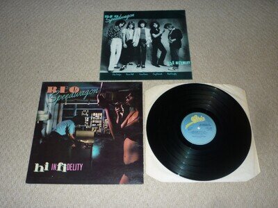 REO SPEEDWAGON HI INFIDELITY VINYL ALBUM RECORD 1st PRESS 1981 +INSERT EX+/NM