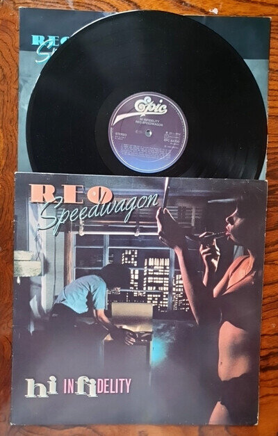 Reo Speedwagon - Hi Infidelity - 1st UK - 1980 + Insert Ex / Vg+ / Vg+