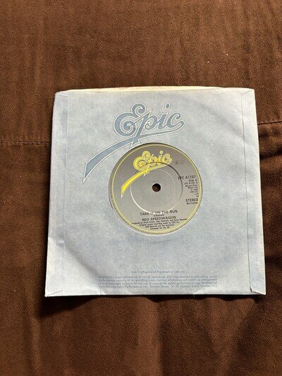 MINT Reo Speedwagon - Take It On The Run 7" Vinyl Single 1980 EPIC S EPC A1207