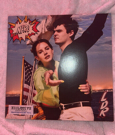 Lana Del Rey NFR! Limited Edition Transparent Blue Vinyl LP 12" Polydor 2019