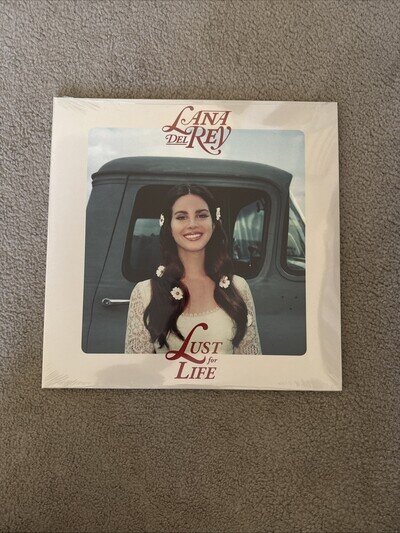 Lana Del Rey Lust for Life, Clear Coke Bottle 2LP Vinyl 2023 SEALED
