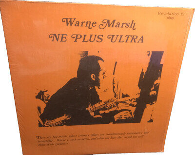 WARNE MARSH ne plus ultra 1970 US REVELATION STEREO VINYL LP
