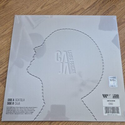 Laura Pausini Scatola Clear Vinyl 12" Single Limited Edition Import New & Sealed