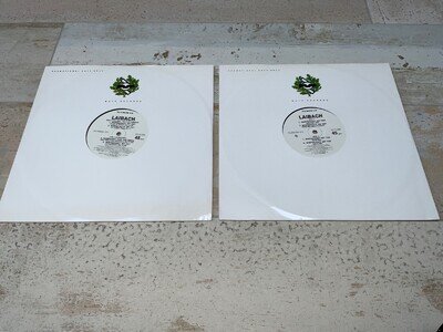 LAIBACH WIRTSCHAFT IST TOT Sympathy for the. rare 2x PROMO 12" vinyl SINGLE 1992