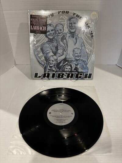 Laibach Sympathy for The Devil 1988 Restless Records Vinyl With Hype Sticker