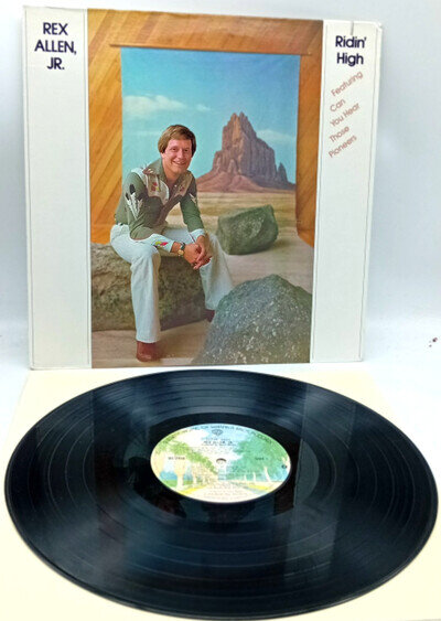 REX ALLEN JR (COUNTRY) - Ridin' High - 1976 Vinyl LP - US Issue - Warners