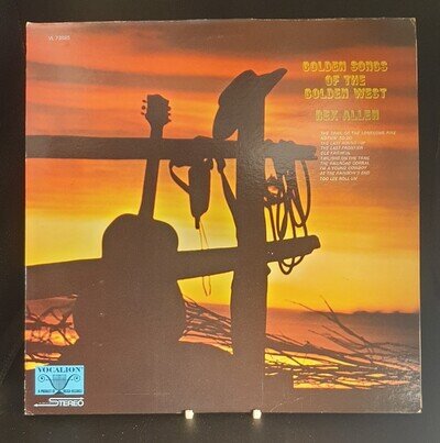Rex Allen Golden Songs of the Golden West LP