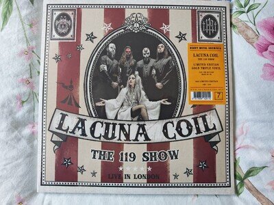 LACUNA COIL THE 119 SHOW 12"TRIPLE GOLD VINYL LP NEW&SEALED