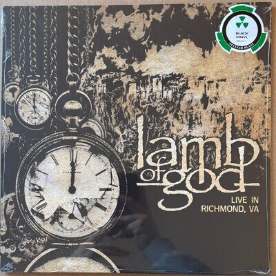 LAMB OF GOD - Live In Richmond, VA - EU 2021 Black Vinyl - Thrash Metal Vinyl