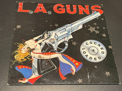 L.A. Guns - Cocked & Loaded - Vinyl Record LP Album - 1989 Vertigo USA 838 592-1