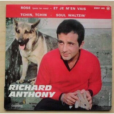 RICHARD ANTHONY ROSE EP 1963 - 4 track EP - nice clean cover , light use FRENCH