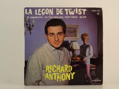 RICHARD ANTHONY LA LECON DE TWIST (86) 4 Track 7" Single including Picture Sleev