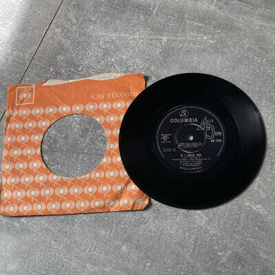 Richard Anthony If I Loved You 7" Vinyl Single 45RPM Columbia 1964 DB 7235