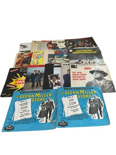 17 x 7" Vinyl Record Single Collection