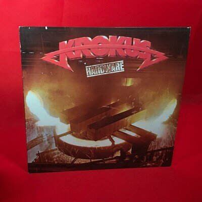 KROKUS Hardware 1981 UK vinyl LP Burning Bones Winning Man original Smelly Nelly