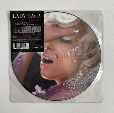 Lady Gaga Lovegame 7" Single Vinyl Record Picture Disc Near Mint Condition