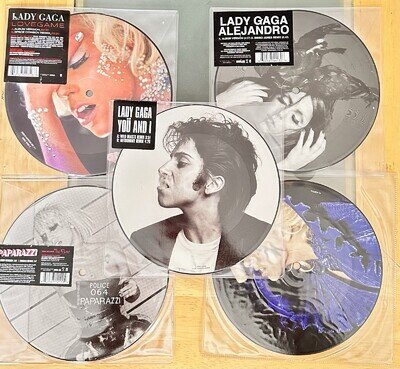Lady Gaga Picture Discs Lot You And I