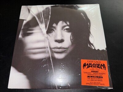 Lady Gaga MAYHEM Spotify Fans First Exclusive Violet 2LP Vinyl NEW SEALED