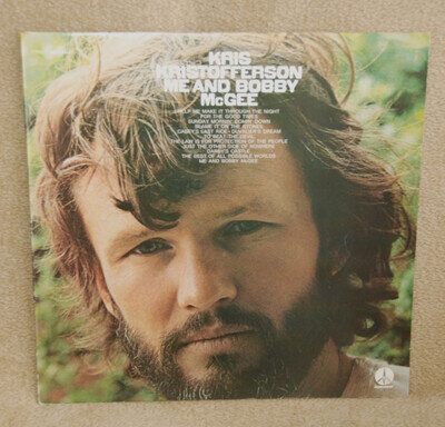 KRIS KRISTOFFERSON 'Me & Bobby McGee' 1974 12" vinyl LP Cat No. MNT 64631 VGC